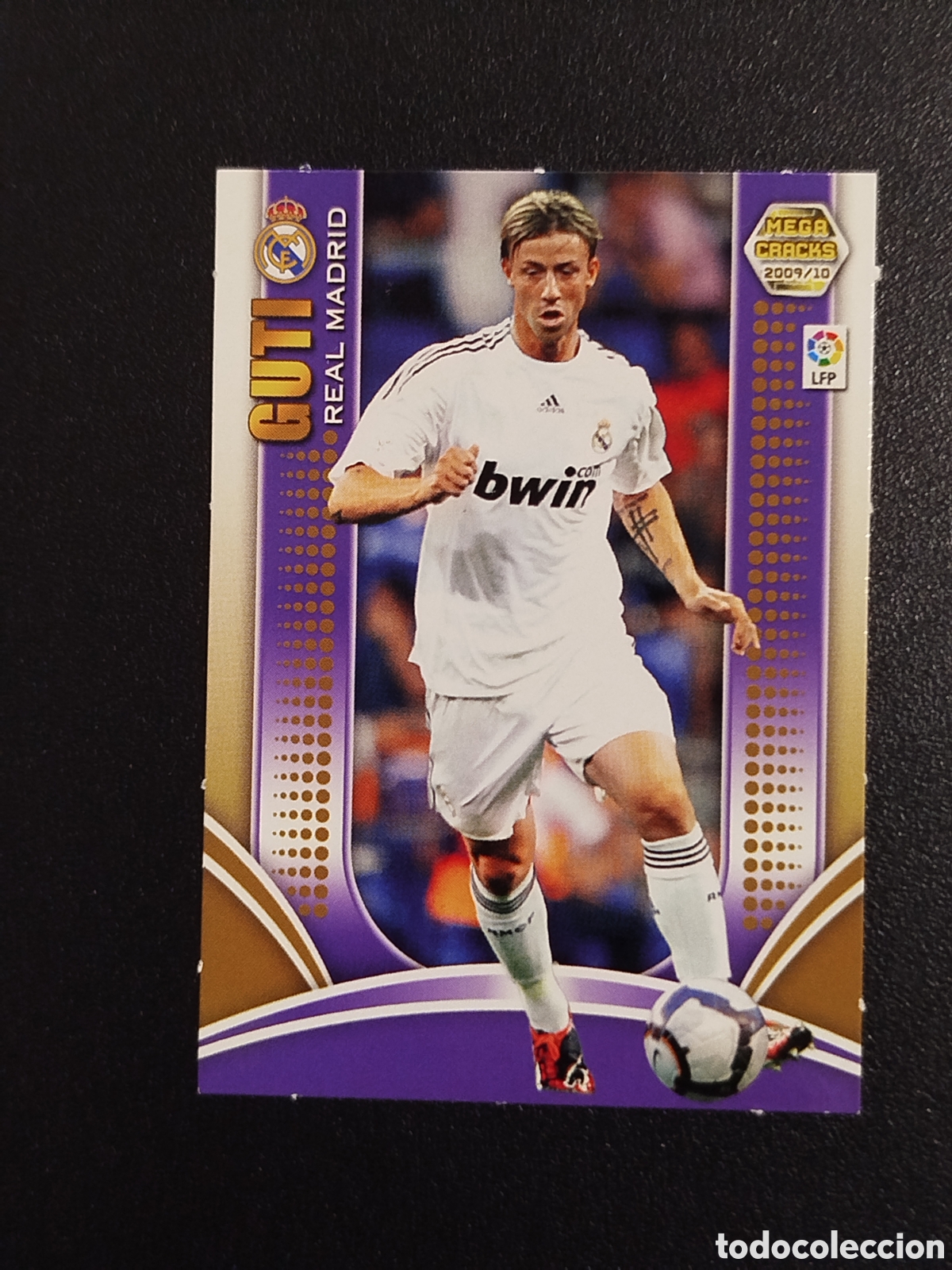 Cromos de F&uacute;tbol: GUTI MEGACRACKS 2009 2010 CROMO TARJETA CARD PANINI MGK REAL MADRID