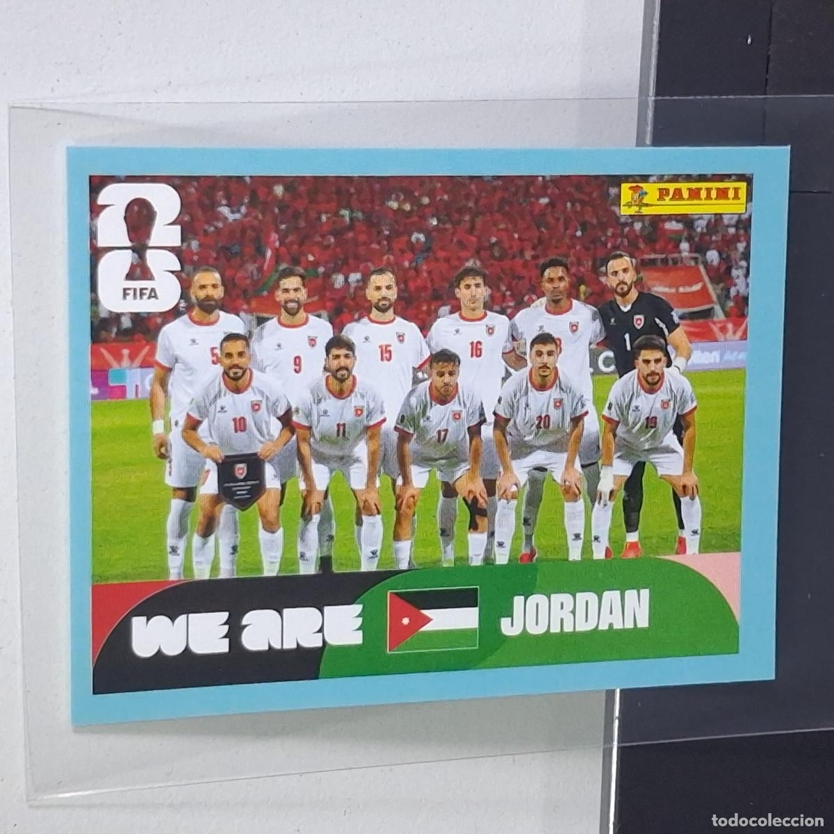 Cromos de F&uacute;tbol: A40 JOR13 TEAM PHOTO EQUIPO 13 JORDANIA JOR MUNDIAL FIFA WORLD CUP 2026 STICKER PANINI