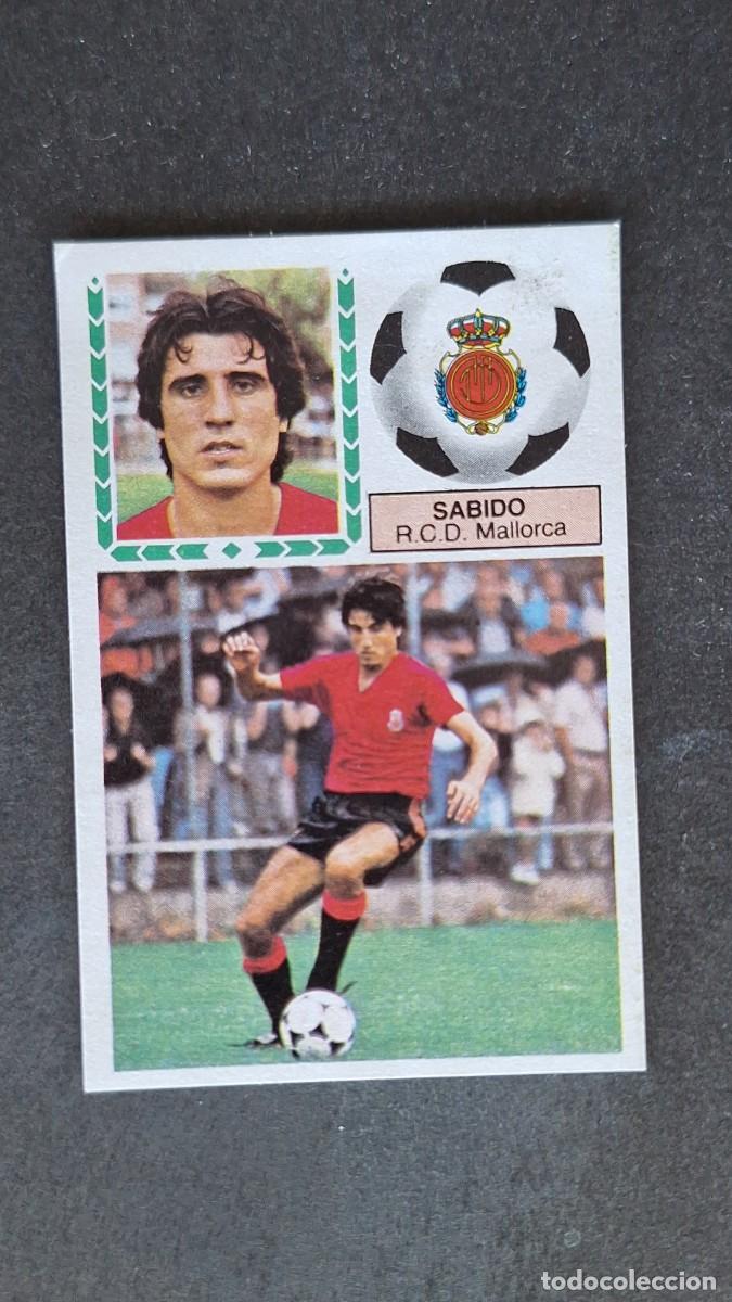 Cromos de F&uacute;tbol: L4 SABIDO R. C. D. MALLORCA LIGA ESTE 1983 1984 83 84 DESPEGADO RECUPERADO