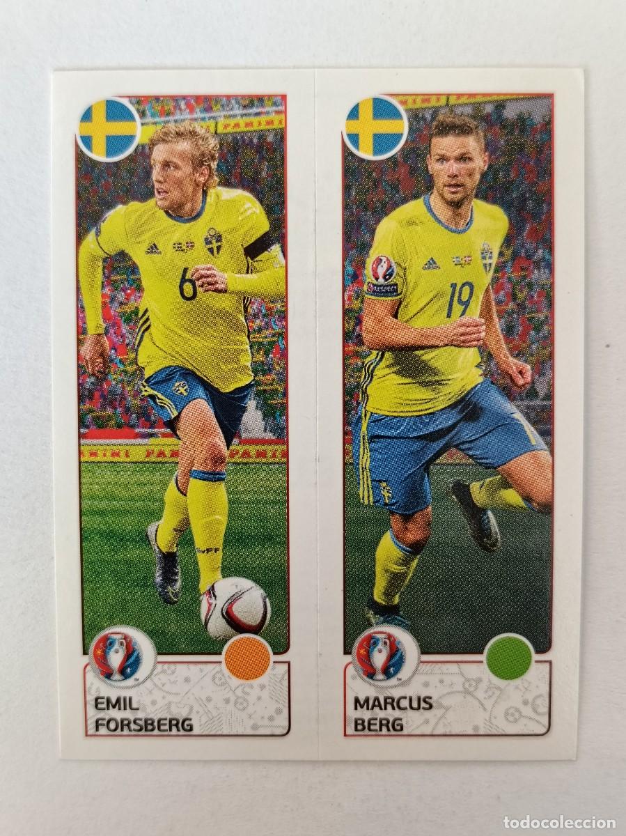 Cromos de F&uacute;tbol: #548 FORSBERG-BERG (SUECIA) EURO FRANCIA 2016 PANINI