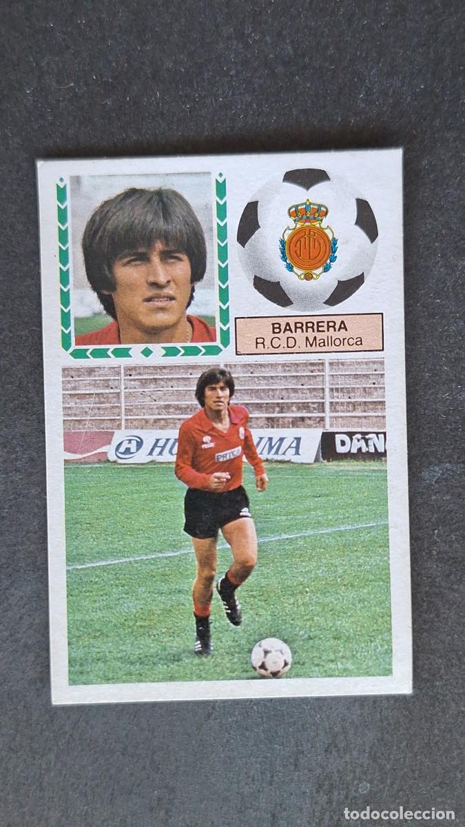 Cromos de F&uacute;tbol: L4 BARRERA R. C. D. MALLORCA LIGA ESTE 1983 1984 83 84 DESPEGADO RECUPERADO