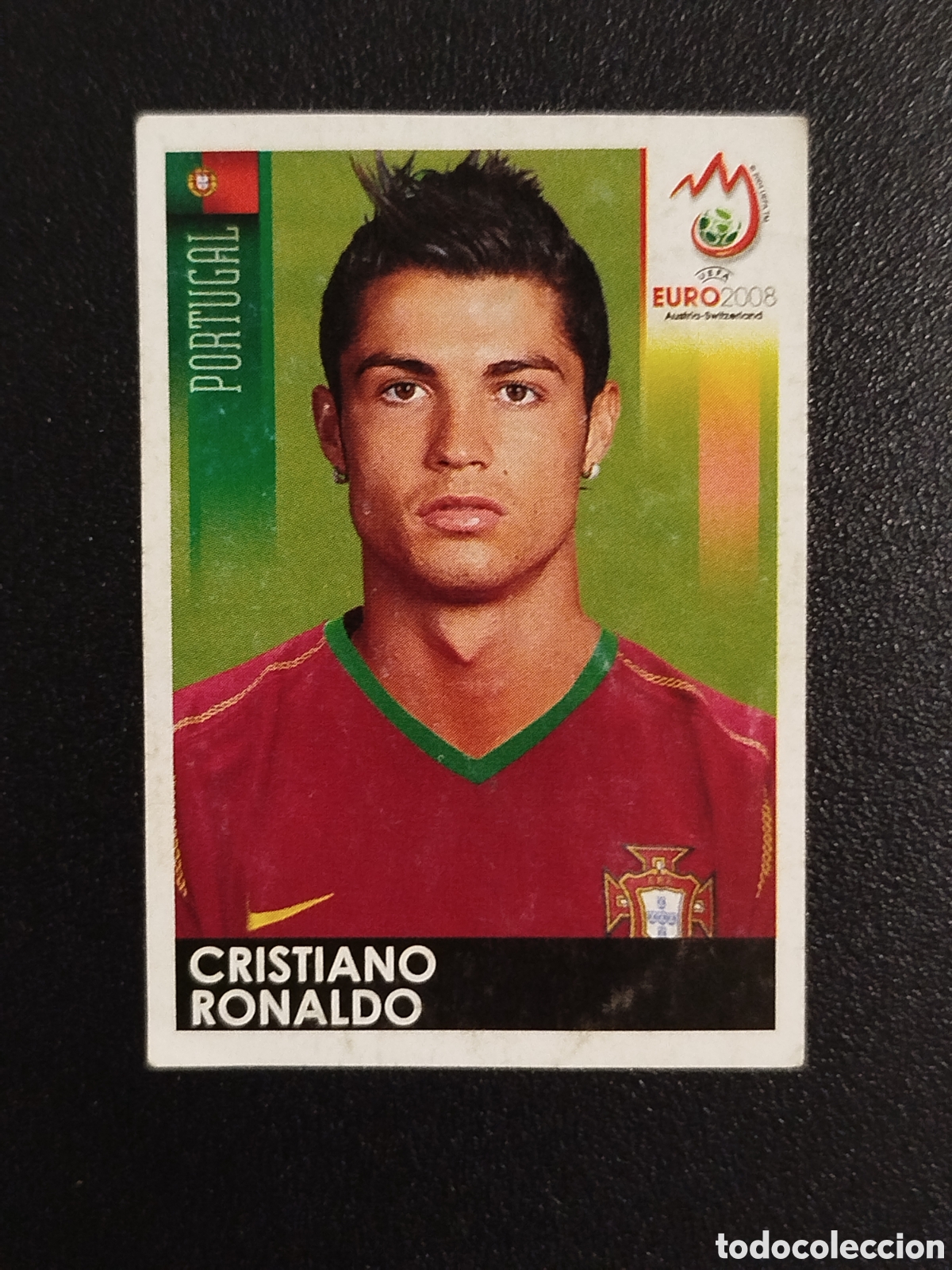 Fu&szlig;ball-Sticker: CRISTIANO RONALDO EURO 2008 PANINI CROMO STICKER PEGATINA ESTADO REGULAR SIN PEGAR NUNCA PEGADO