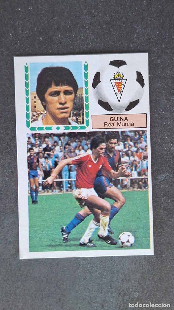 Cromos de F&uacute;tbol: L4 GUINA REAL MURCIA LIGA ESTE 1983 1984 83 84 DESPEGADO RECUPERADO