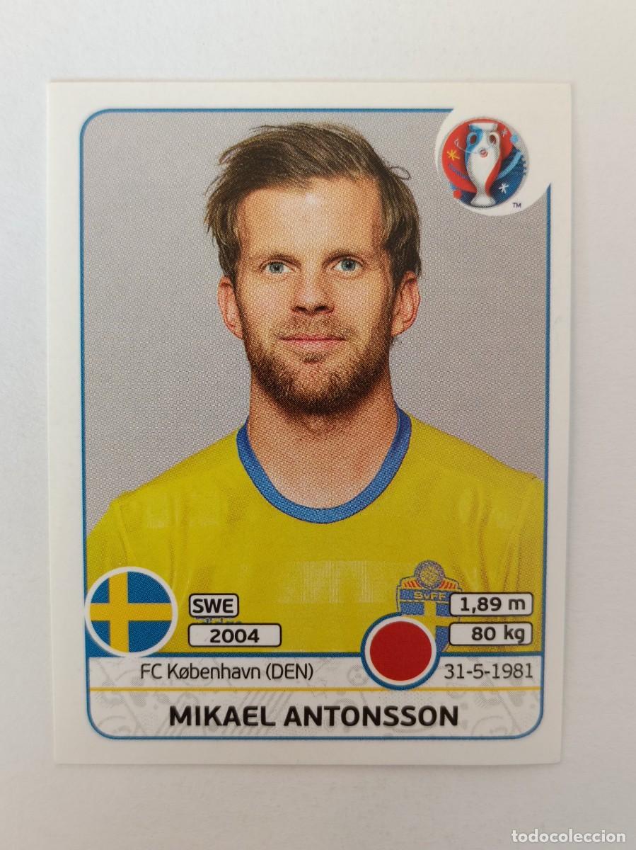 Cromos de F&uacute;tbol: #550 MIKAEL ANTONSSON (SUECIA) EURO FRANCIA 2016 PANINI