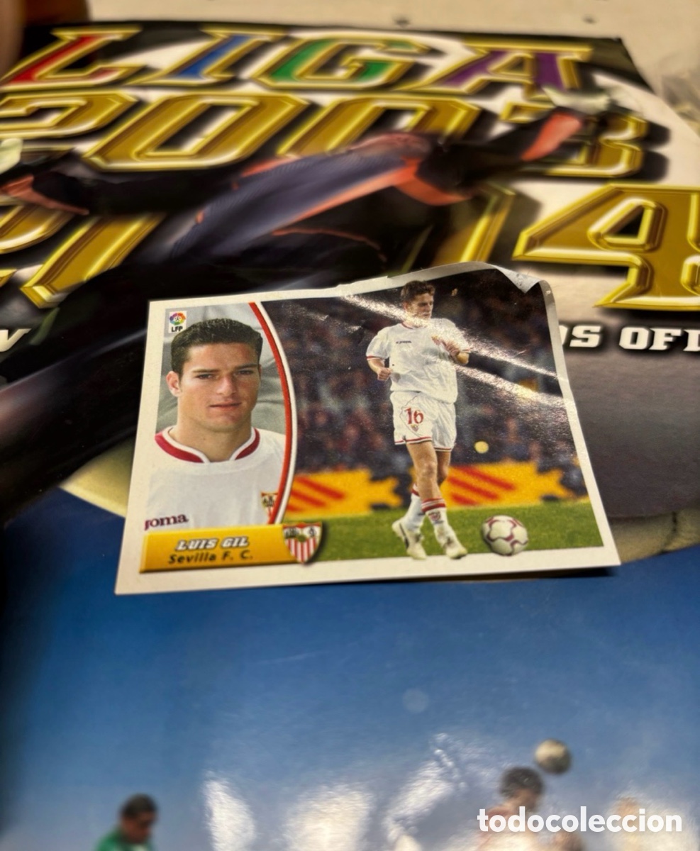 Cromos de Futebol: LUIS GIL COLOCA SEVILLA LIGA ESTE 03 04 VENTANILLA CON TRASERA 2003 2004 ( LEER )