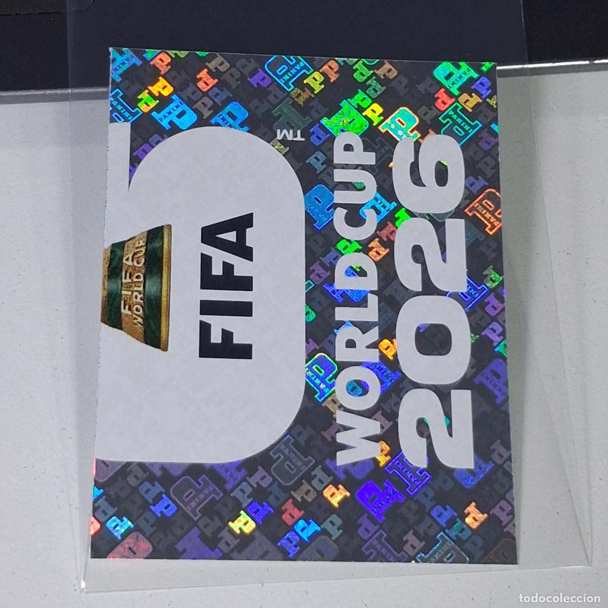 Cromos de F&uacute;tbol: A40 FWC2 FWC 2 OFFICIAL EMBLEM TROFEO MUNDIAL FIFA WORLD CUP 2026 STICKER PANINI
