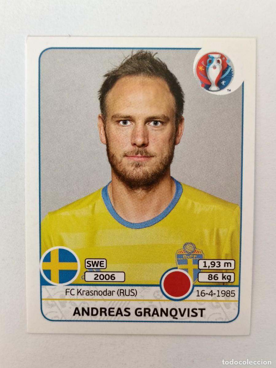 Cromos de F&uacute;tbol: #552 ANDREAS GRANQVIST (SUECIA) EURO FRANCIA 2016 PANINI