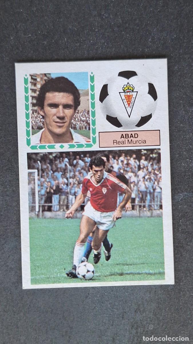 Cromos de F&uacute;tbol: L4 ABAD REAL MURCIA LIGA ESTE 1983 1984 83 84 DESPEGADO RECUPERADO