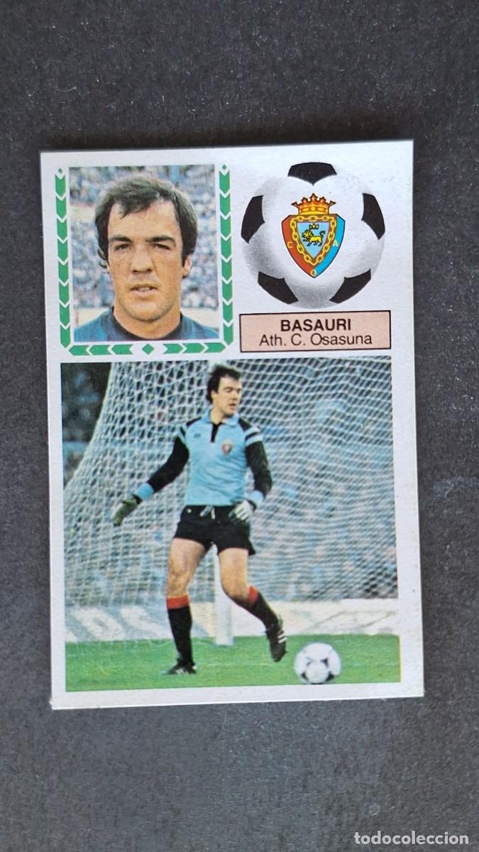 Cromos de F&uacute;tbol: L4 BASAURI C. A. OSASUNA LIGA ESTE 1983 1984 83 84 DESPEGADO RECUPERADO