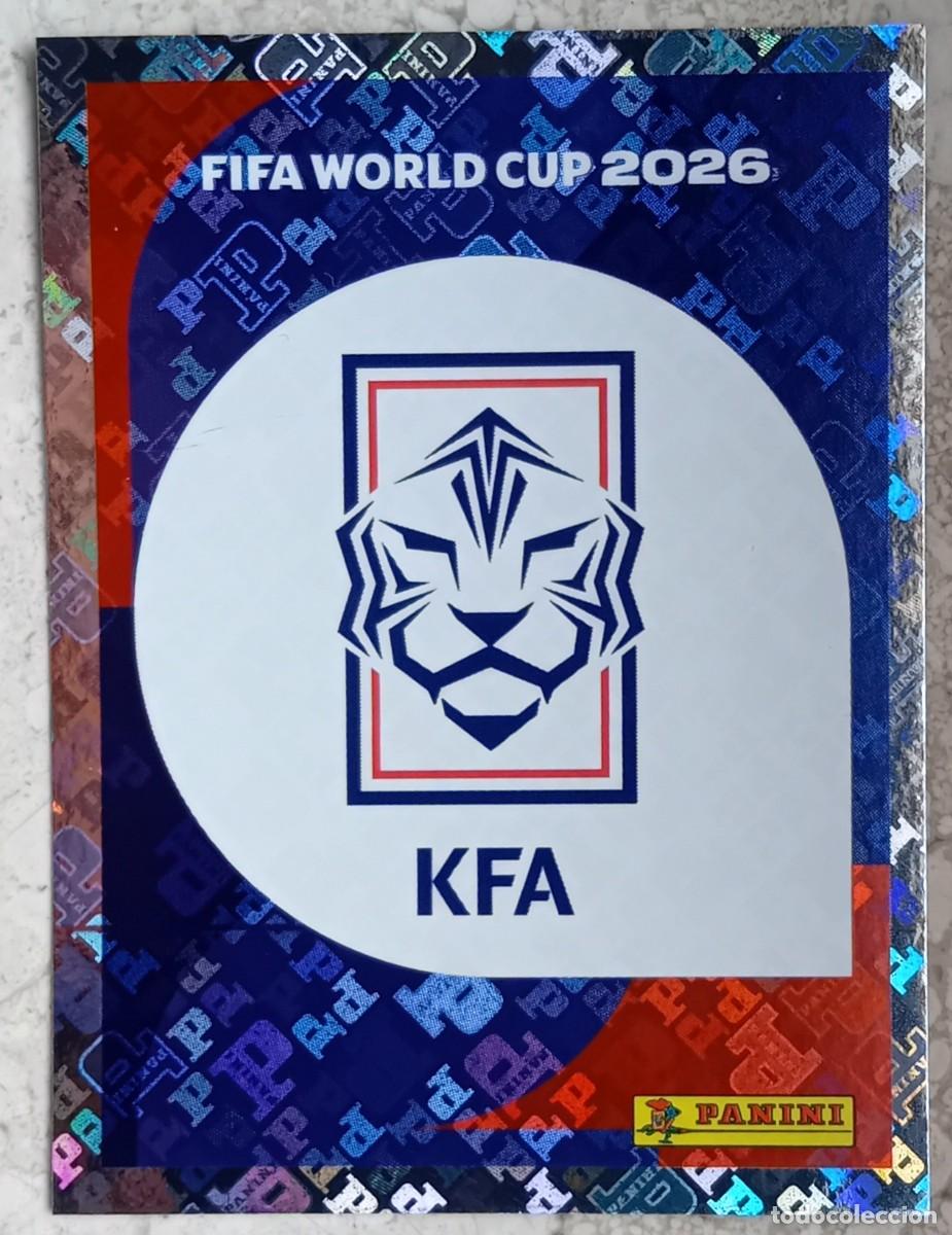 Cromos de F&uacute;tbol: Figurina Panini 2026 Cromo World Cup Usa Mundial 2026 scudetto escudo badge Korea Republic n KOR 1