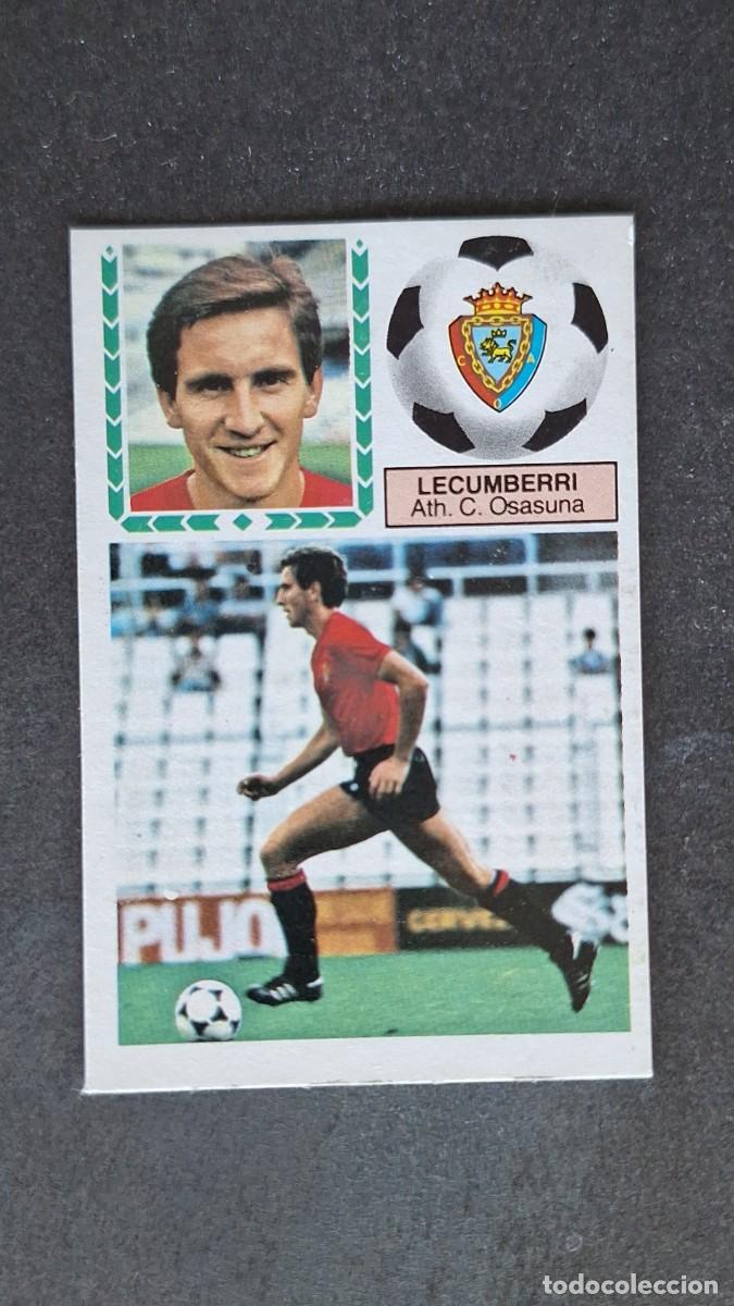 Football Stickers: L4 LECUMBERRI C. A. OSASUNA LIGA ESTE 1983 1984 83 84 DESPEGADO RECUPERADO