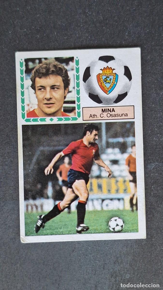 Football Stickers: L4 MINA C. A. OSASUNA LIGA ESTE 1983 1984 83 84 DESPEGADO RECUPERADO