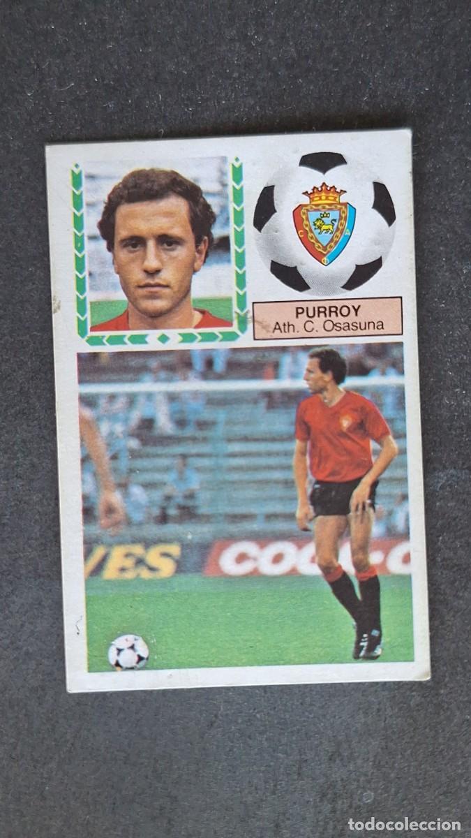 Football Stickers: L4 PURROY C. A. OSASUNA LIGA ESTE 1983 1984 83 84 DESPEGADO RECUPERADO
