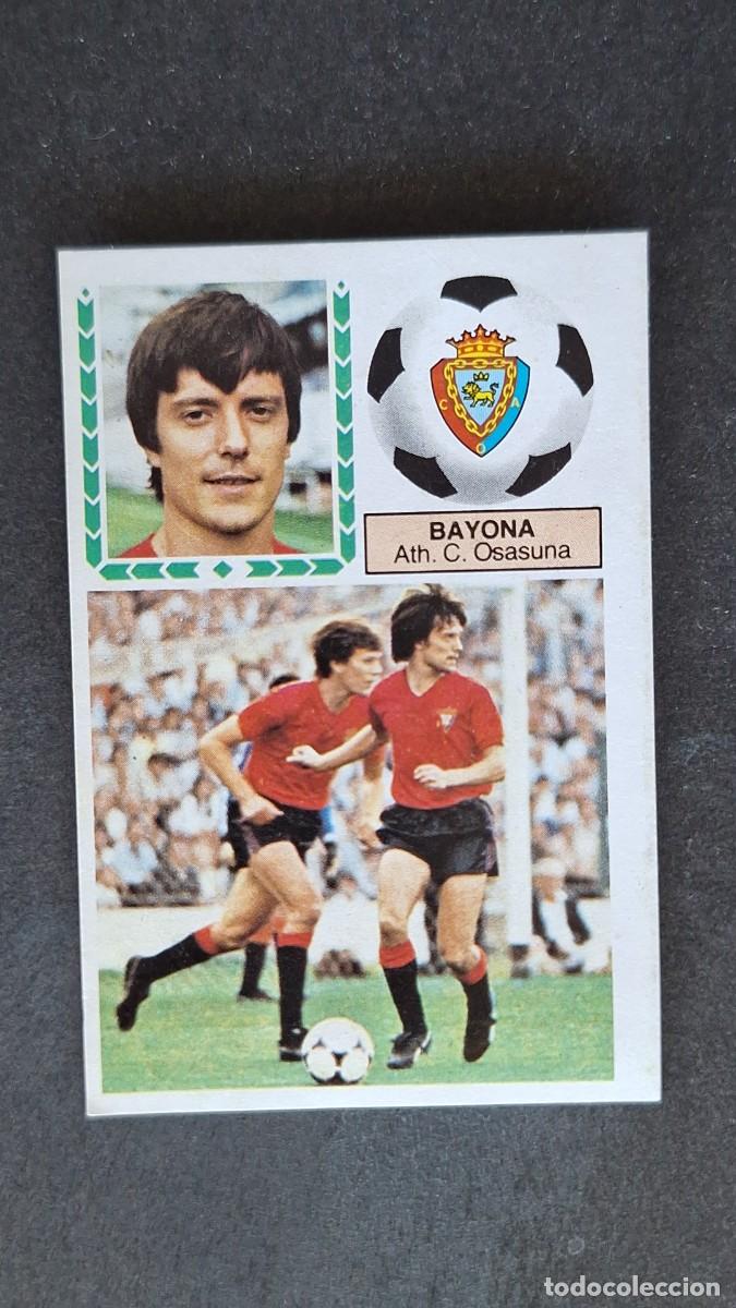 Football Stickers: L4 BAYONA C. A. OSASUNA LIGA ESTE 1983 1984 83 84 DESPEGADO RECUPERADO