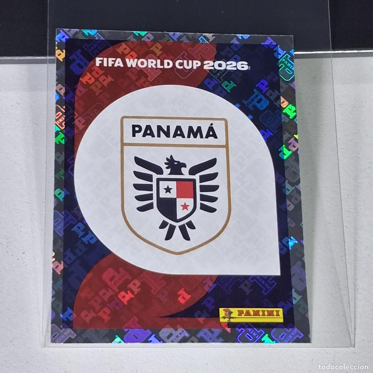Football Stickers: A40 PAN1 PAN 1 ESCUDO EMBLEM ESCUDO 1 PANAM&Aacute; MUNDIAL FIFA WORLD CUP 2026 STICKER PANINI