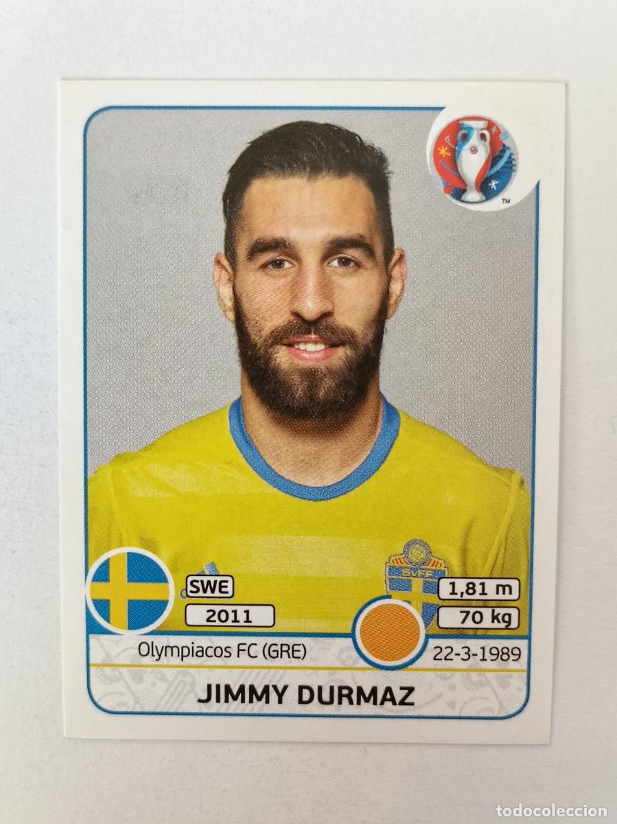 Football Stickers: #557 JIMMY DURMAZ (SUECIA) EURO FRANCIA 2016 PANINI