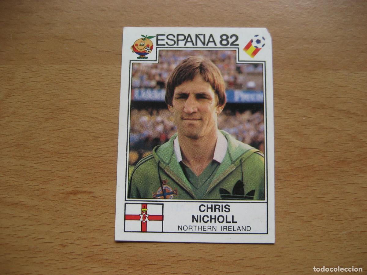 Football Stickers: ESPA&Ntilde;A 82 - N&ordm; 332 CHRIS NICHOLL - IRLANDA DEL NORTE - PANINI
