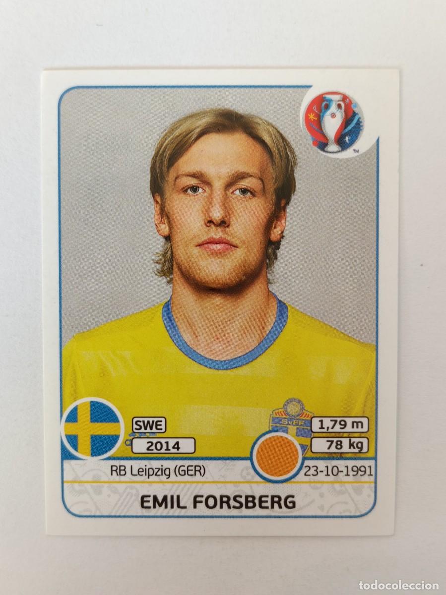 Cromos de F&uacute;tbol: #559 EMIL FORSBERG (SUECIA) EURO FRANCIA 2016 PANINI