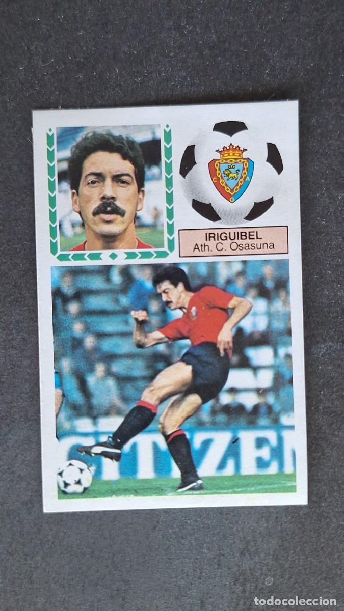 Cromos de F&uacute;tbol: L4 IRIGUIBEL C. A. OSASUNA LIGA ESTE 1983 1984 83 84 DESPEGADO RECUPERADO