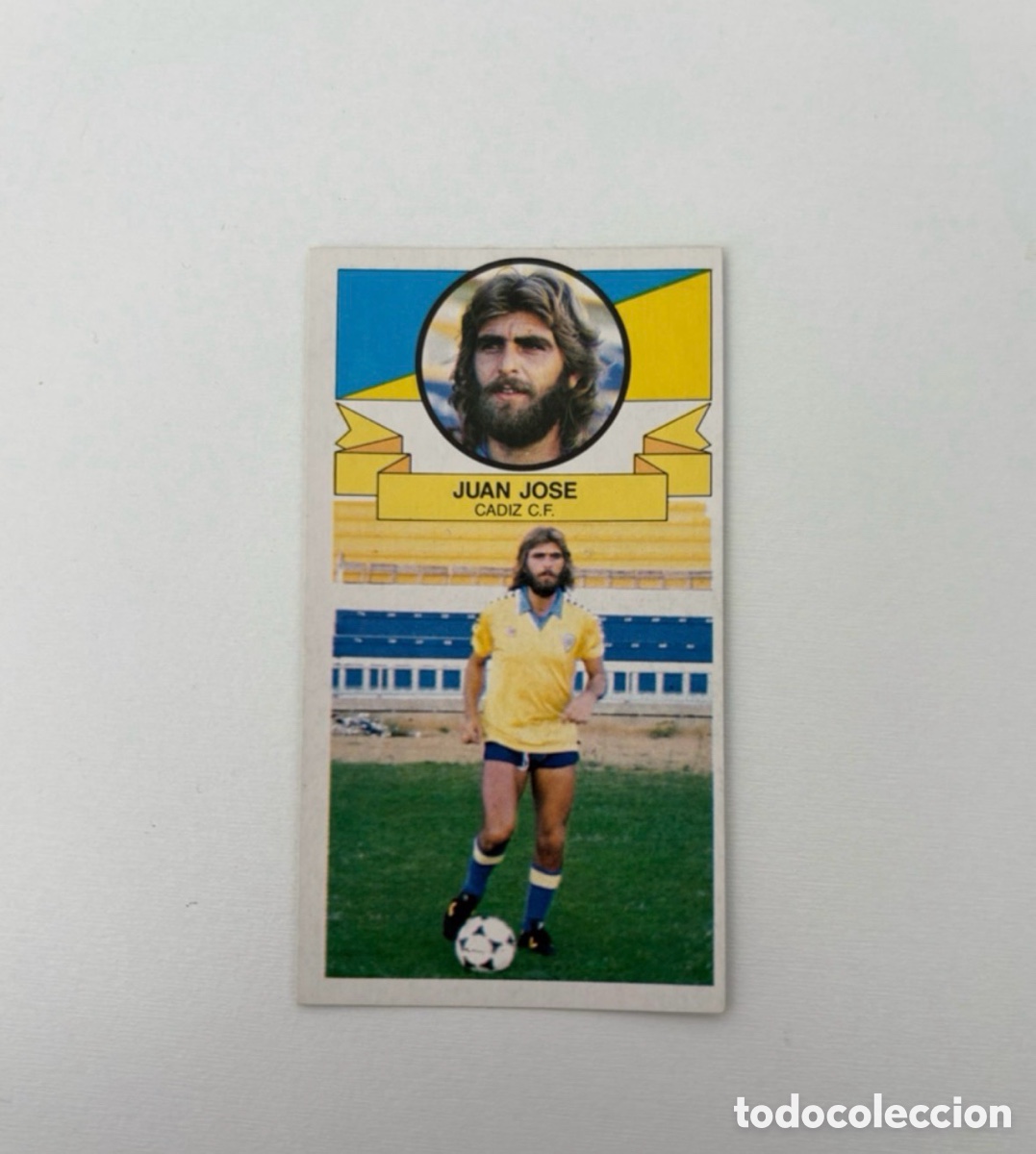Cromos de Futebol: JUAN JOSE FICHAJE 11 C&Aacute;DIZ COLOCA LIGA ESTE 85 86 DESPEGADO LEVE 1985 1986