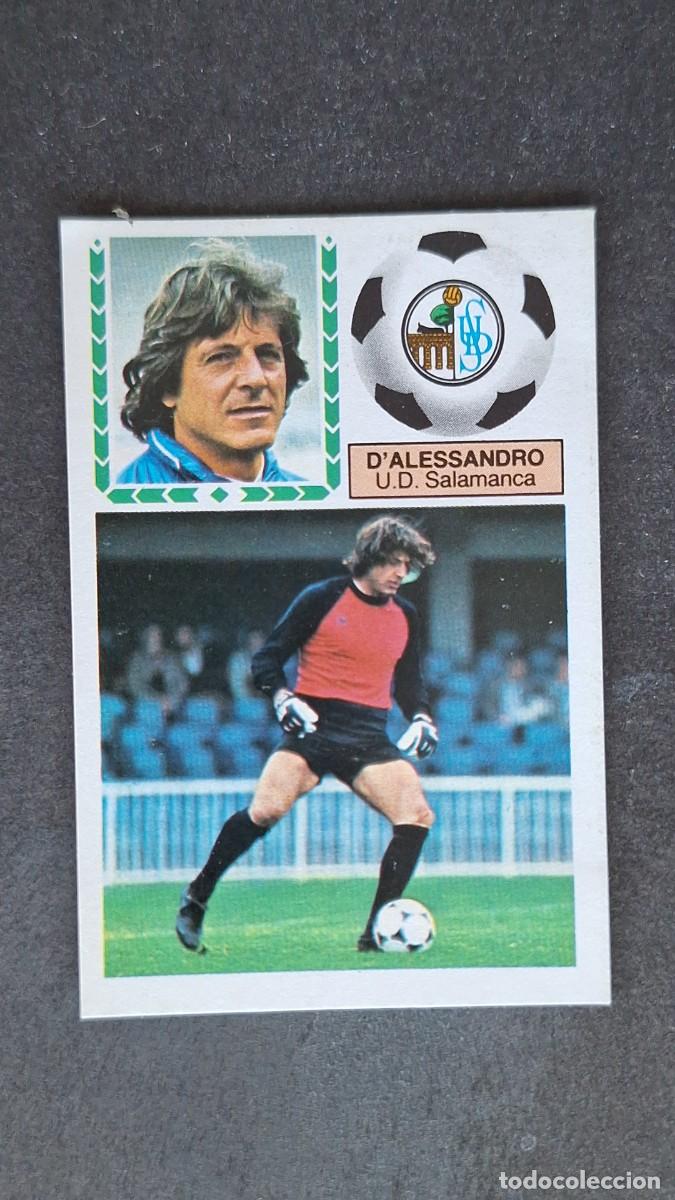 Cromos de F&uacute;tbol: L4 D'ALESSANDRO U. D. SALAMANCA LIGA ESTE 1983 1984 83 84 DESPEGADO RECUPERADO