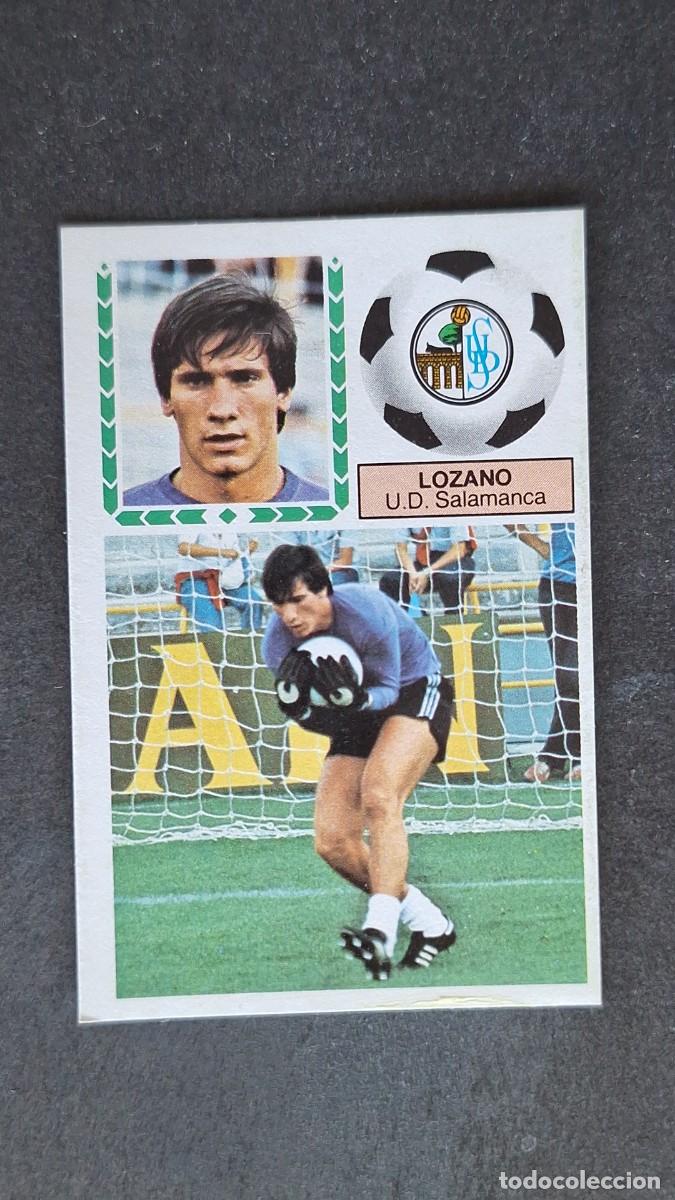 Cromos de F&uacute;tbol: L4 LOZANO U. D. SALAMANCA LIGA ESTE 1983 1984 83 84 DESPEGADO RECUPERADO