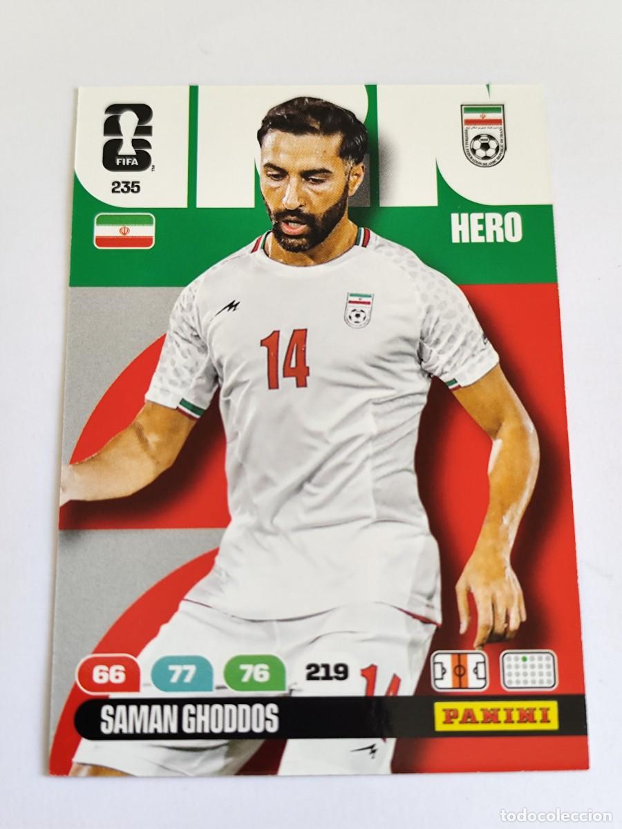 Cromos de F&uacute;tbol: FIFA WORLD CUP 2026 PANINI ADRENALYN XL 235 SAMAN GHODDOS - HERO IRAN