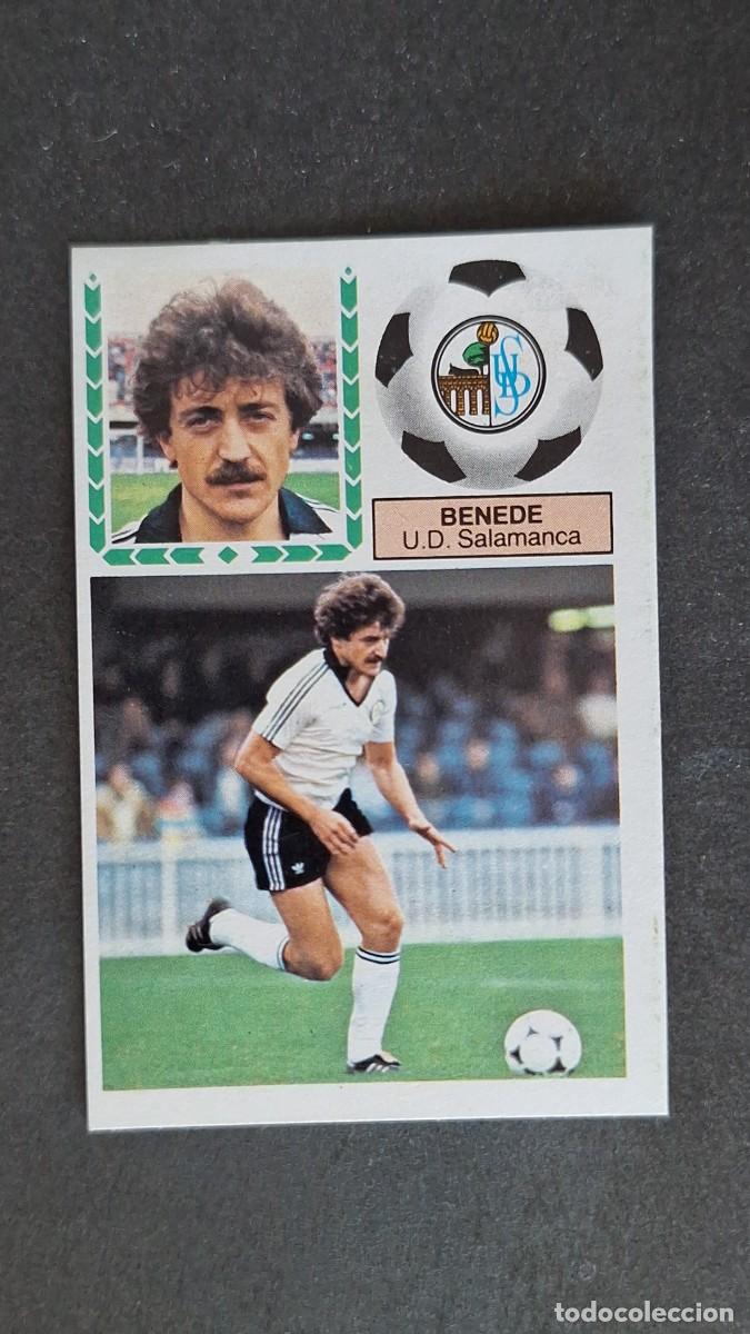 Cromos de F&uacute;tbol: L4 BENEDE U. D. SALAMANCA LIGA ESTE 1983 1984 83 84 DESPEGADO RECUPERADO