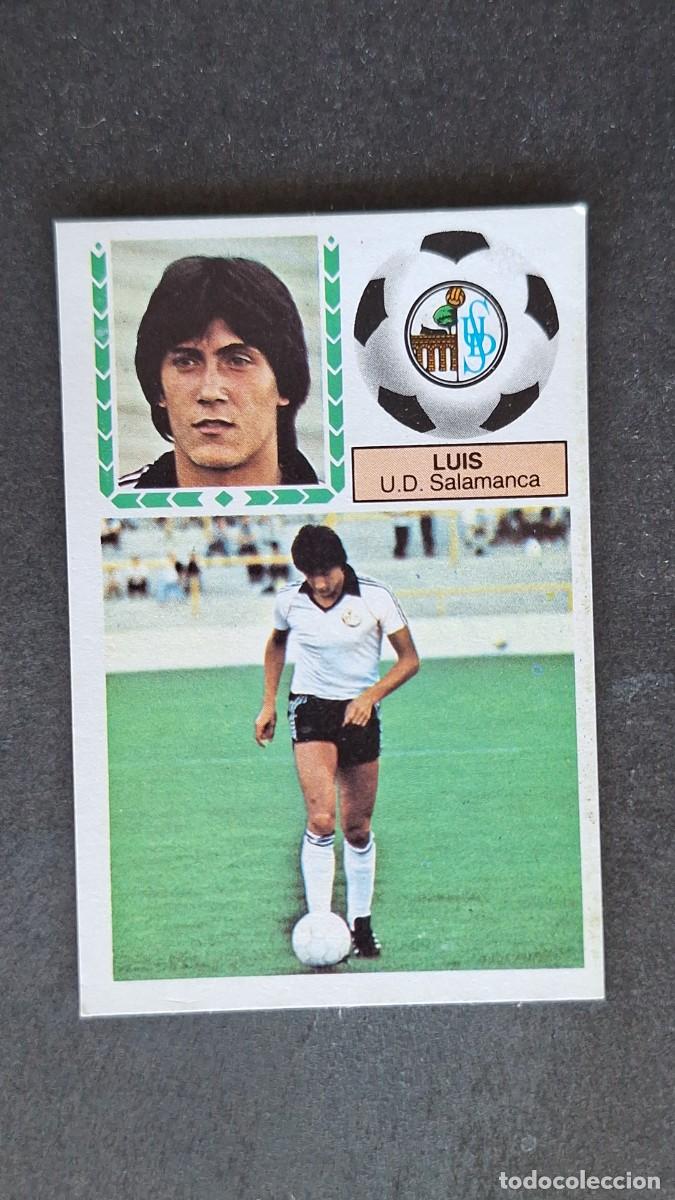 Cromos de F&uacute;tbol: L4 LUIS U. D. SALAMANCA LIGA ESTE 1983 1984 83 84 DESPEGADO RECUPERADO