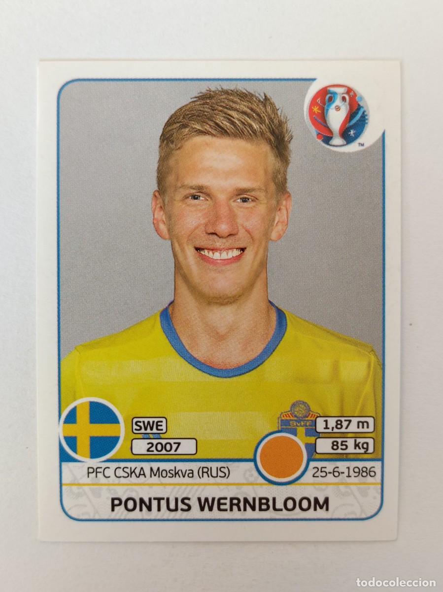 Cromos de F&uacute;tbol: #564 PONTUS WERNBLOOM (SUECIA) EURO FRANCIA 2016 PANINI