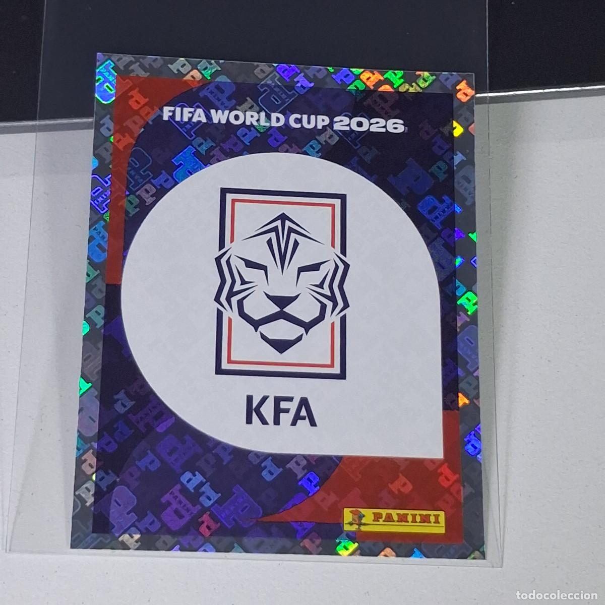 Cromos de F&uacute;tbol: A40 KOR 1 KOR1 ESCUDO LOGO BADGE COREA DEL SUR KOREA MUNDIAL FIFA WORLD CUP 2026 STICKER PANINI