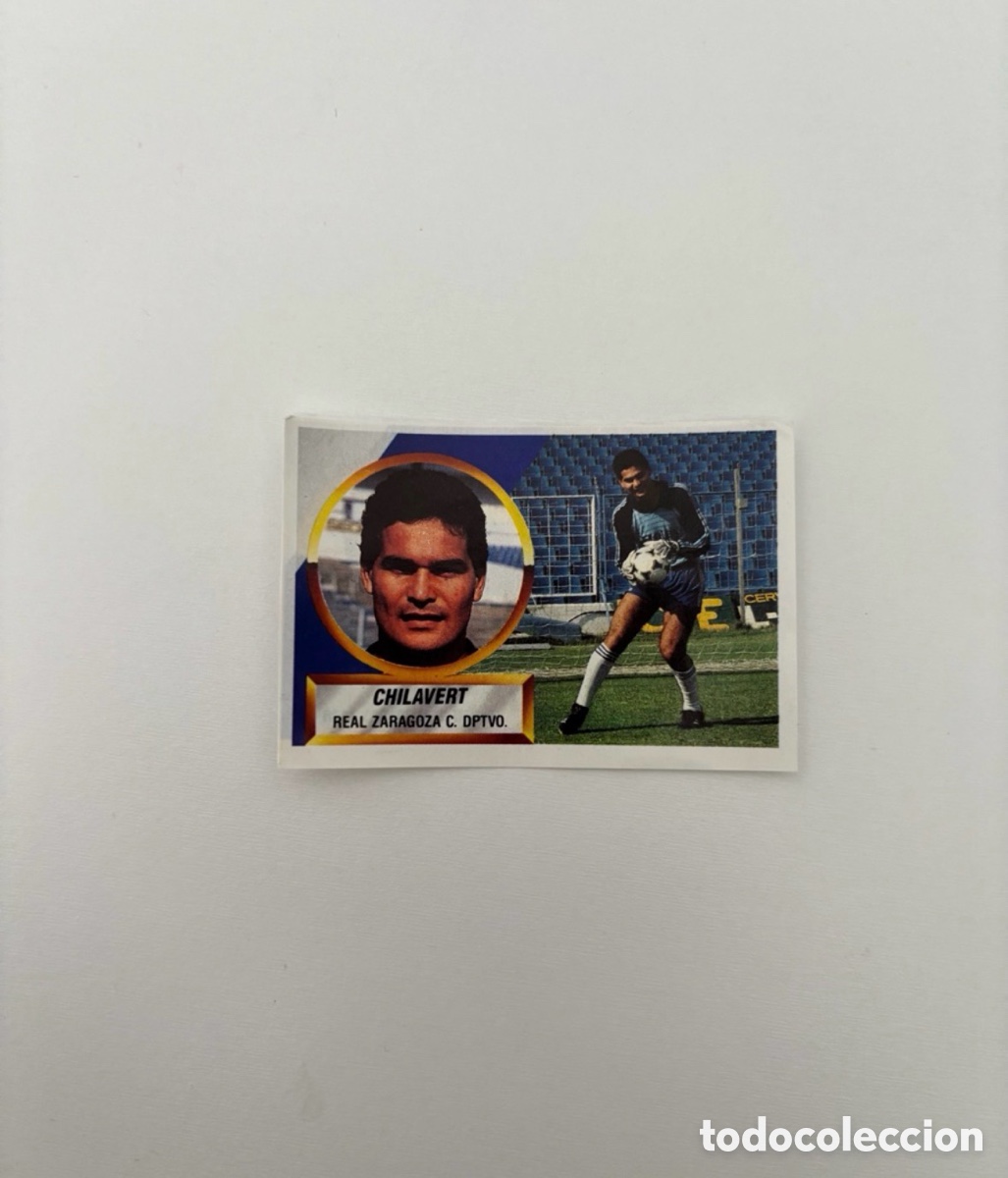 Cromos de Futebol: CHILAVERT FICHAJE 14 BIS ZARAGOZA LIGA ESTE 88 89 DESPEGADO 1988 1989 DIF&Iacute;CIL