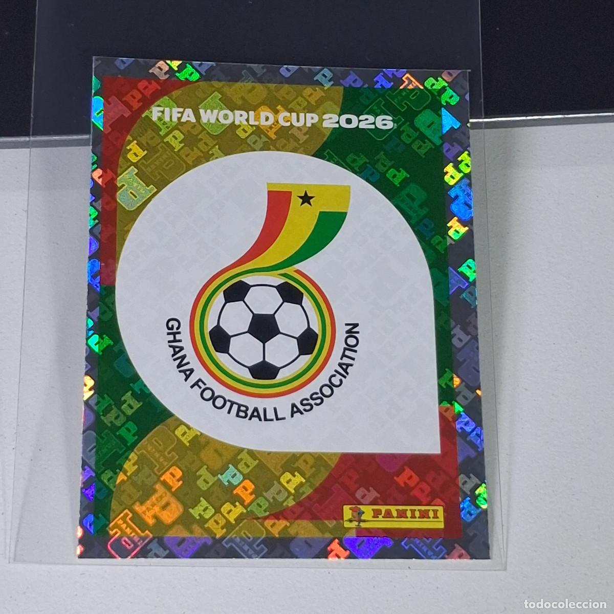 Figurine di Calcio: A40 GHA1 GHA 1 ESCUDO LOGO BADGE GHANA MUNDIAL FIFA WORLD CUP 2026 STICKER PANINI