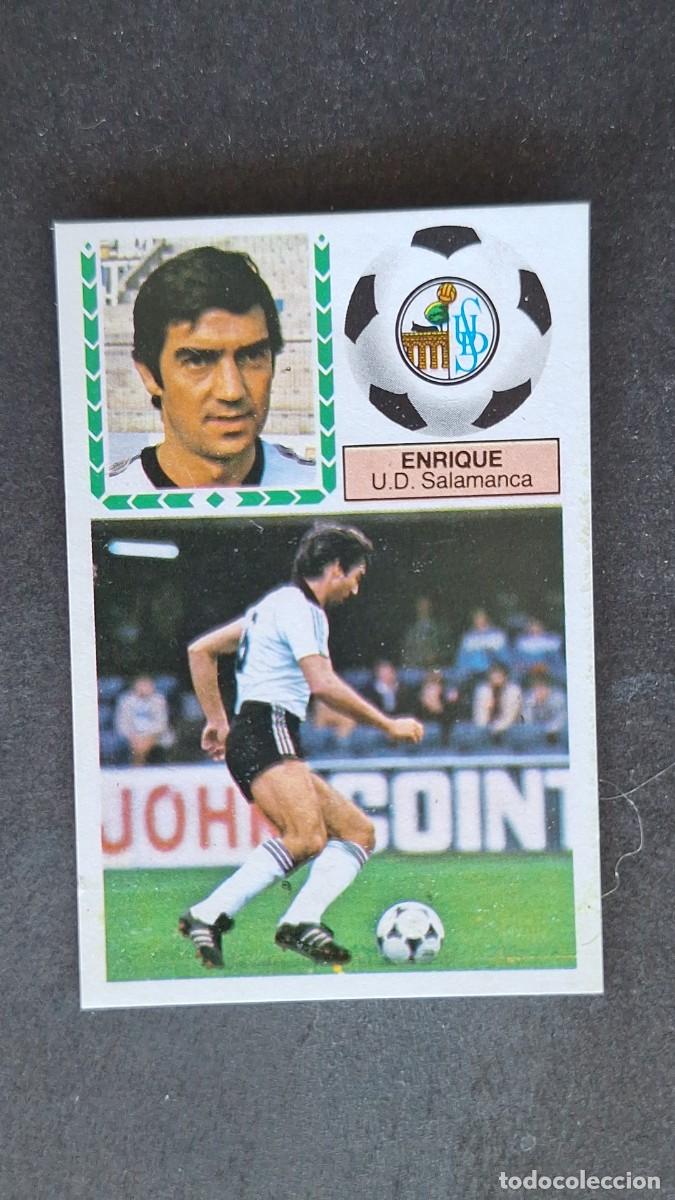 Cromos de F&uacute;tbol: L4 ENRIQUE U. D. SALAMANCA LIGA ESTE 1983 1984 83 84 DESPEGADO RECUPERADO