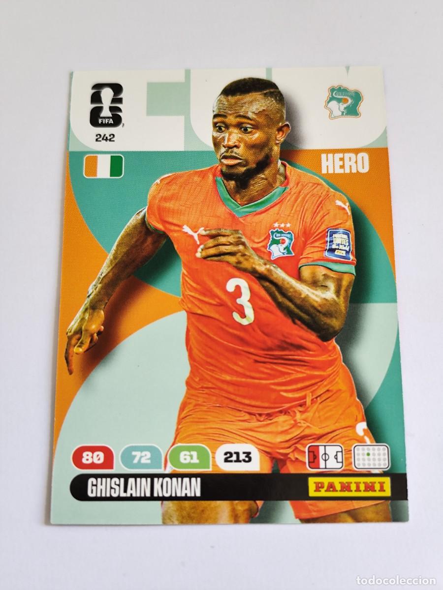 Cromos de F&uacute;tbol: FIFA WORLD CUP 2026 PANINI ADRENALYN XL 242 GHISLAIN KONAN - HERO COSTA DE MARFIL