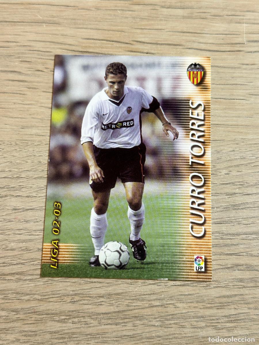 Cromos de F&uacute;tbol: CURRO TORRES n&ordm; 309 VALENCIA MEGAFICHAS 2002 2003 MEGACRACKS PANINI 02 03