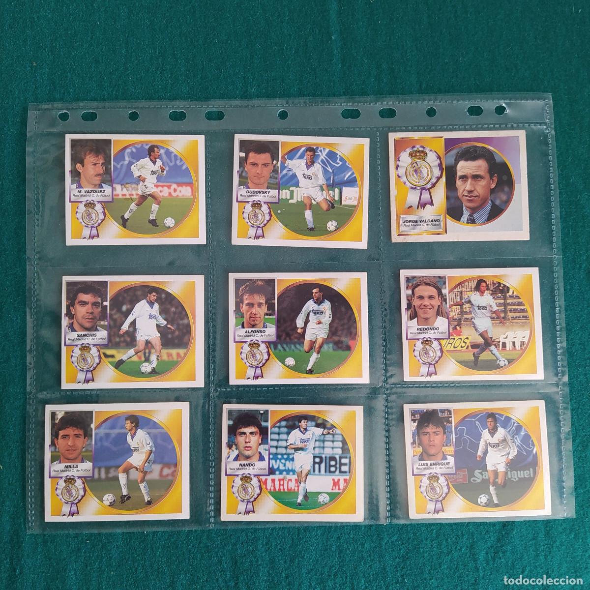 Cromos de Futebol: 9 CROMOS LIGA ESTE 94 95 1994 1995 MADRID