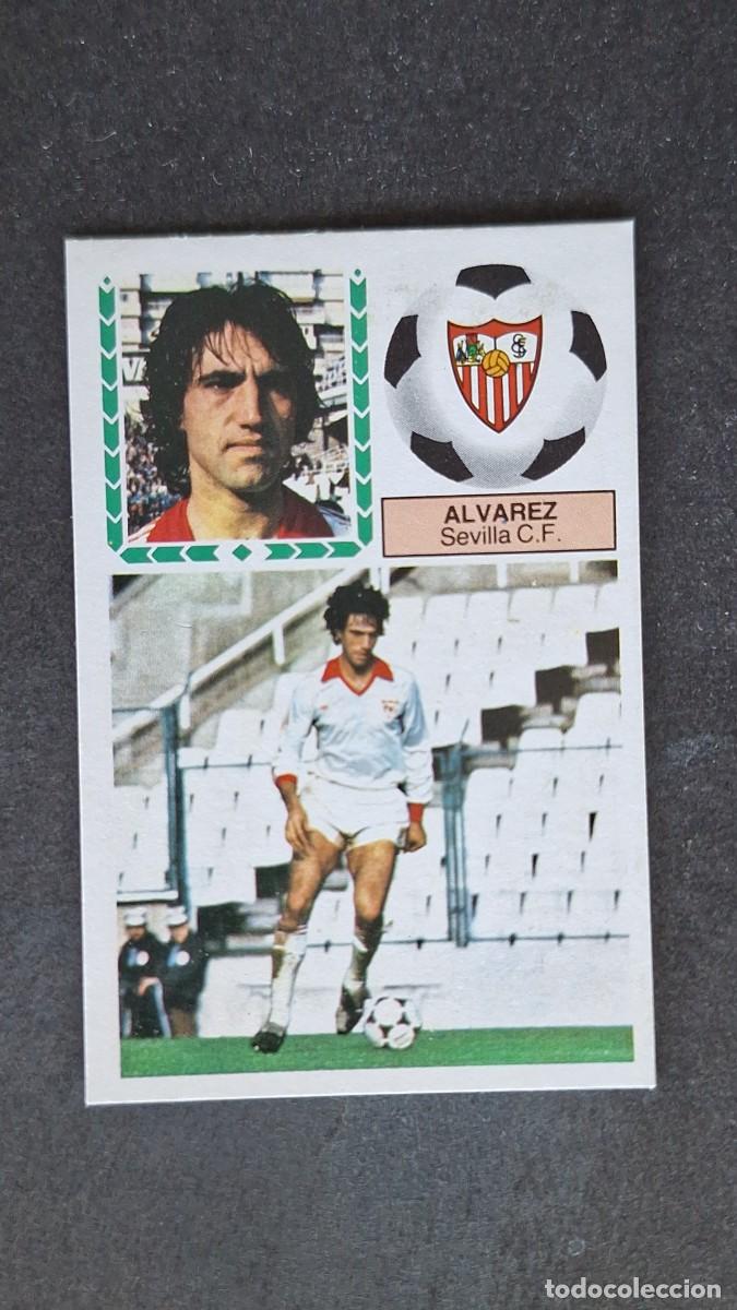 Fu&szlig;ball-Sticker: L4 ALVAREZ SEVILLA C. F. LIGA ESTE 1983 1984 83 84 DESPEGADO RECUPERADO