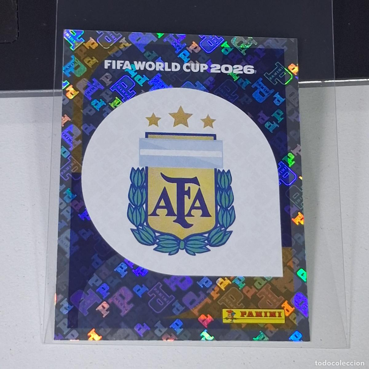 Fu&szlig;ball-Sticker: A40 ARG1 EMBLEM ESCUDO 1 ARGENTINA ARG MUNDIAL FIFA WORLD CUP 2026 STICKER PANINI