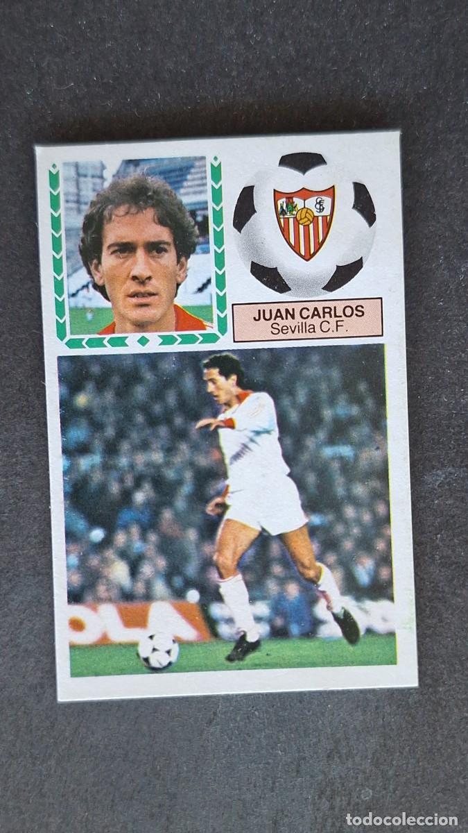Fu&szlig;ball-Sticker: L4 JUAN CARLOS SEVILLA C. F. LIGA ESTE 1983 1984 83 84 DESPEGADO RECUPERADO