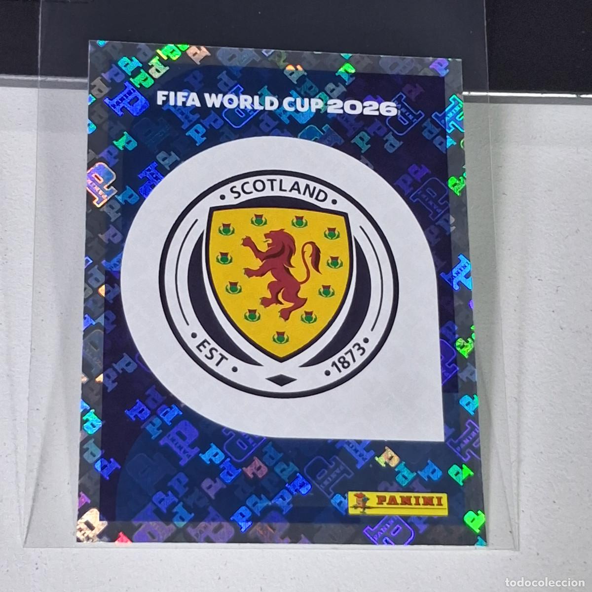 Fu&szlig;ball-Sticker: A40SCO1 SCO 1 ESCUDO LOGO BADGE ESCOCIA / SCOTLAND MUNDIAL FIFA WORLD CUP 2026 STICKER PANINI