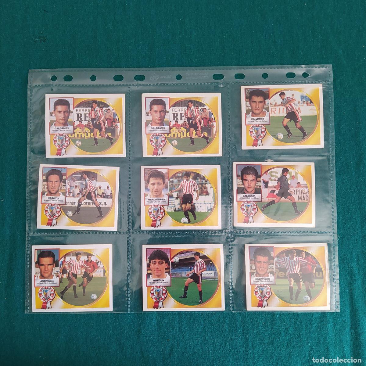 Cromos de Futebol: 9 CROMOS LIGA ESTE 94 95 1994 1995 BILBAO