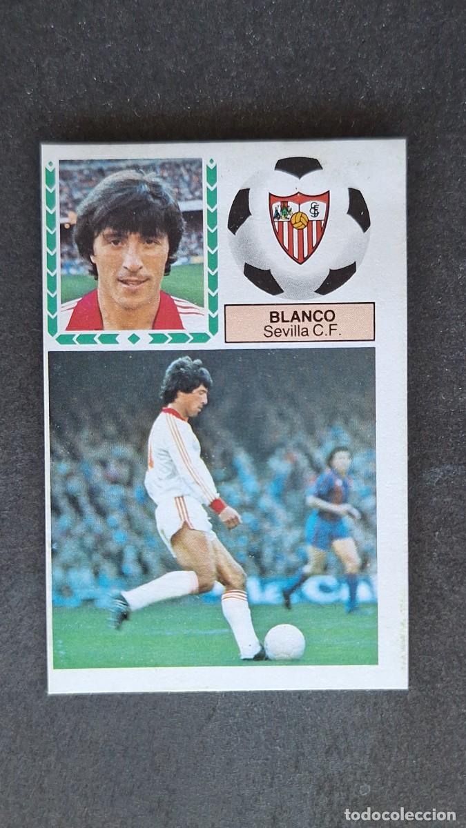 Figurine di Calcio: L4 BLANCO SEVILLA C. F. LIGA ESTE 1983 1984 83 84 DESPEGADO RECUPERADO
