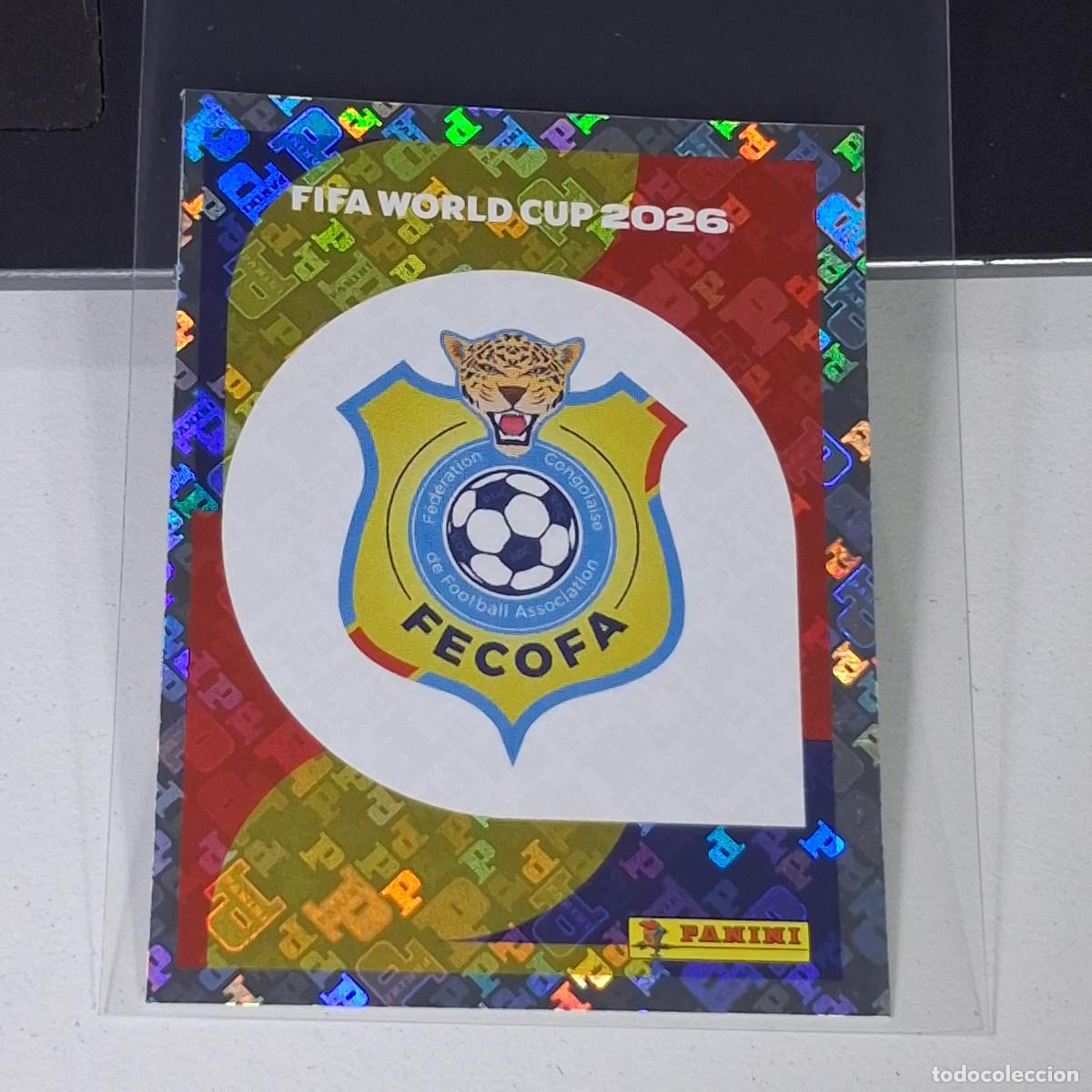 Cromos de F&uacute;tbol: A40 COD1 EMBLEM ESCUDO 1 CONGO COD MUNDIAL FIFA WORLD CUP 2026 STICKER PANINI