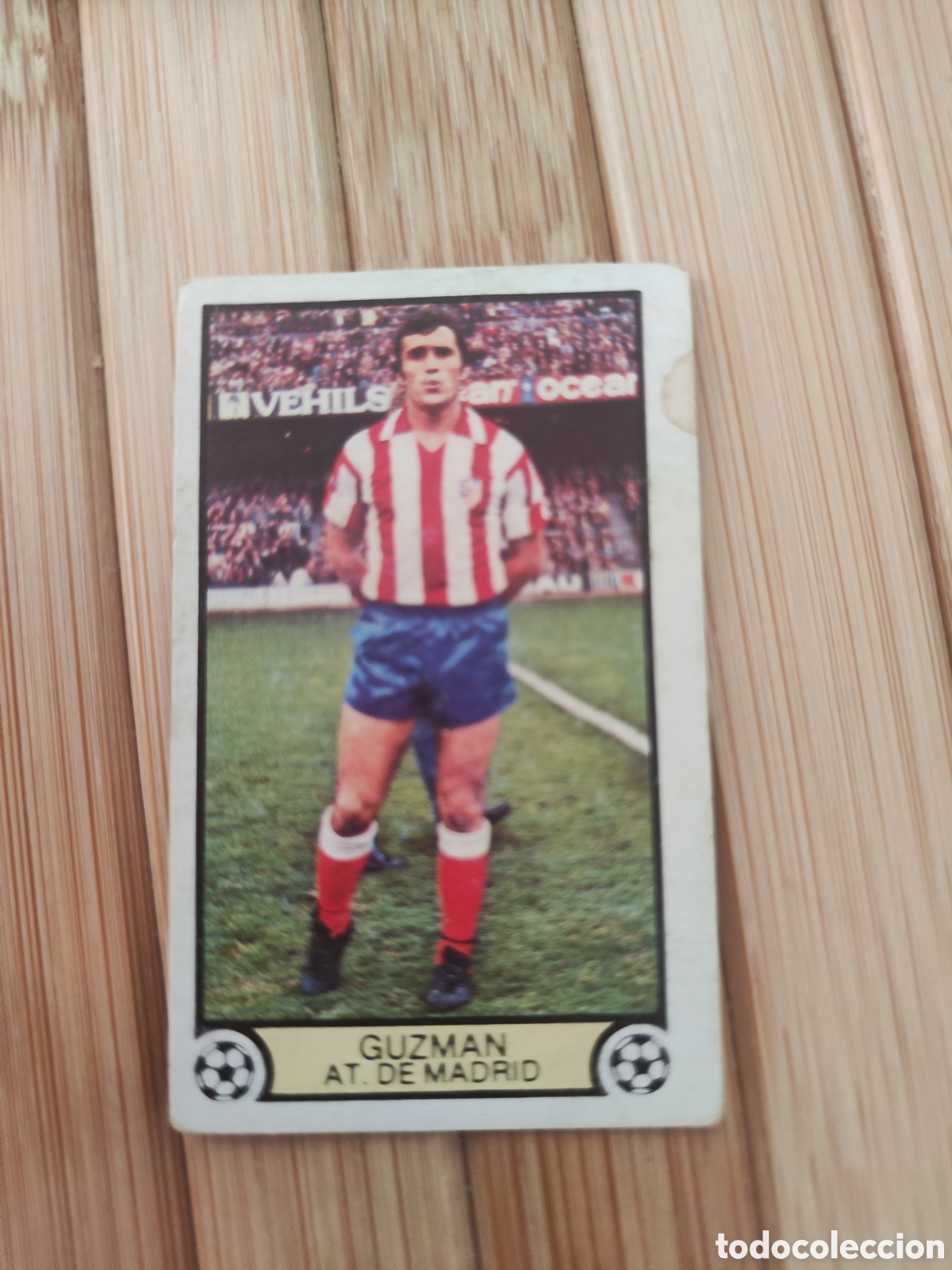 Fu&szlig;ball-Sticker: Este 79 80 sin pegar Atl&eacute;tico Madrid Guzm&aacute;n versi&oacute;n con punto en trasera