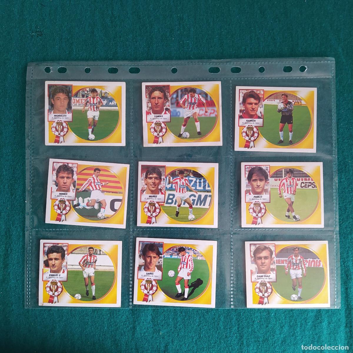 Cromos de Futebol: 9 CROMOS LIGA ESTE 94 95 1994 1995 GIJON