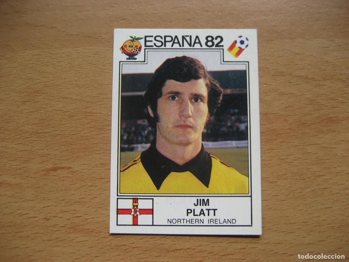 Cromos de F&uacute;tbol: ESPA&Ntilde;A 82 - N&ordm; 345 JIM PLATT - IRLANDA DEL NORTE - PANINI