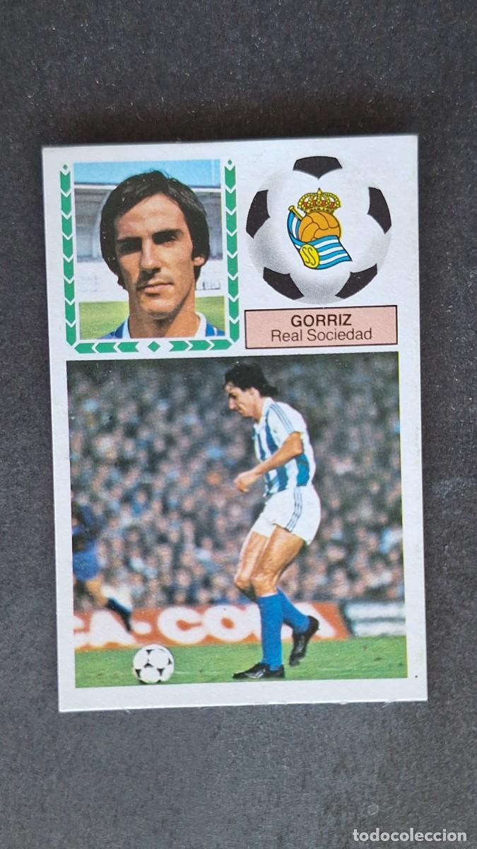 Cromos de F&uacute;tbol: L4 GORRIZ REAL SOCIEDAD LIGA ESTE 1983 1984 83 84 DESPEGADO RECUPERADO