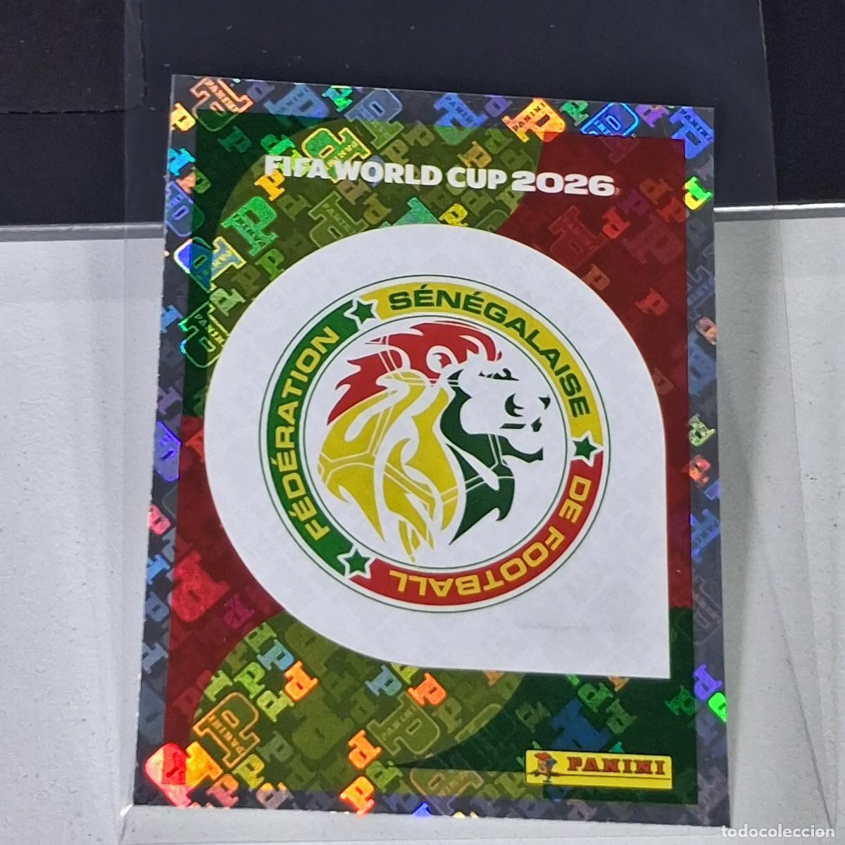 Cromos de F&uacute;tbol: A40 SEN1 EMBLEM ESCUDO 1 SENEGAL SEN MUNDIAL FIFA WORLD CUP 2026 STICKER PANINI