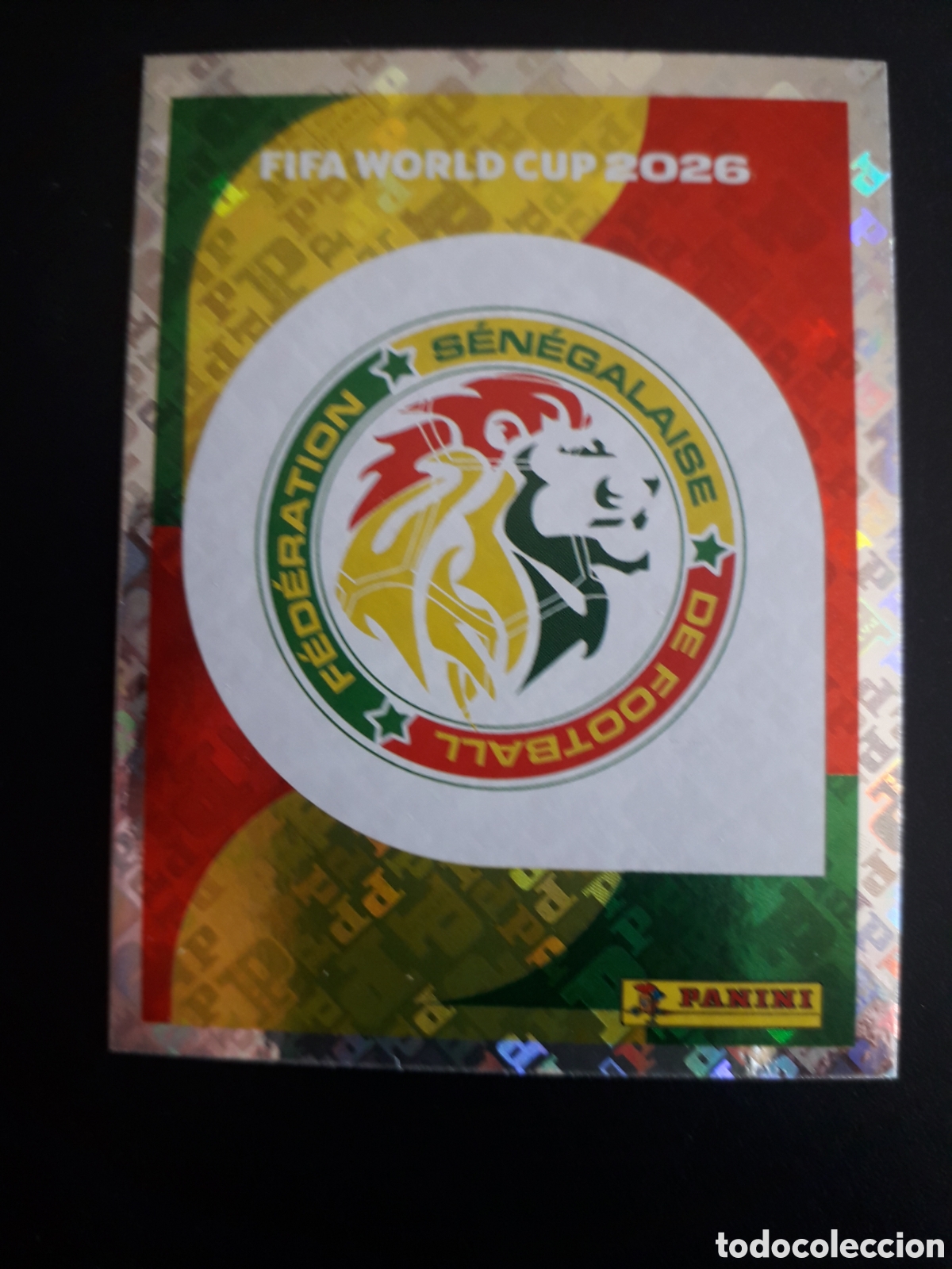 Cromos de F&uacute;tbol: ESCUDO SENEGAL N&deg; 1 COPA MUNDIAL DE F&Uacute;TBOL QATAR 2022 22 PANINI SIN PEGAR PEDIDO M&Iacute;NIMO 3&euro;